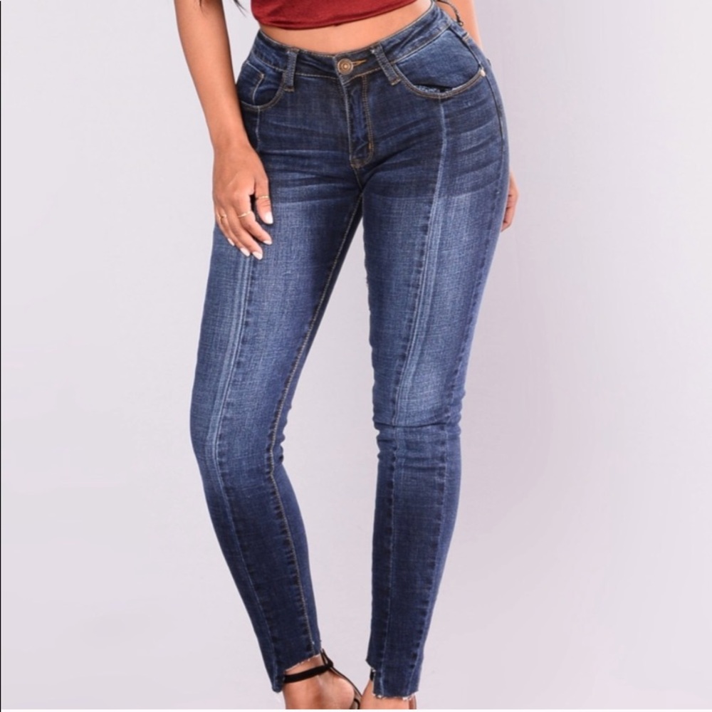 Masha Ankle Jeans - Dark Denim